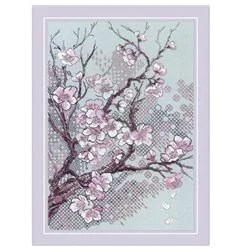 Kit de broderie Fleurs de prunier