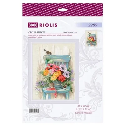 Kit de broderie Fleurs du jardin