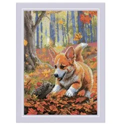 Kit de broderie Rencontre en forêt