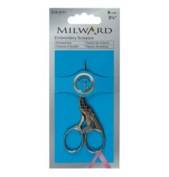 Embroidery scissor stork Milward 9 cm