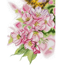 Embroidery kit Dazzling Magnolia