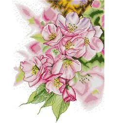 Kit de broderie Magnolia éblouissant