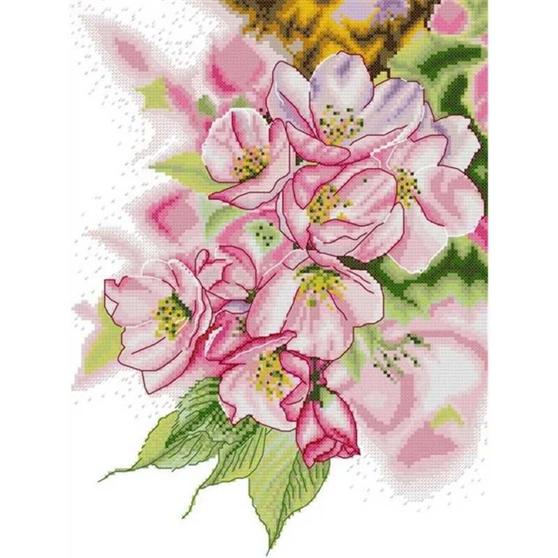 Kit de broderie Magnolia éblouissant Kit de broderie Magnolia éblouissant