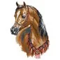 Kit de broderie cheval arabe Kit de broderie cheval arabe