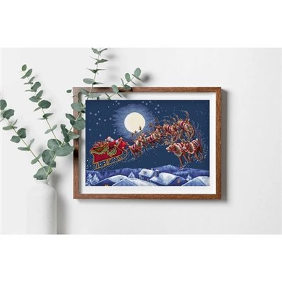 Kit de broderie Vol de la veille de Noël