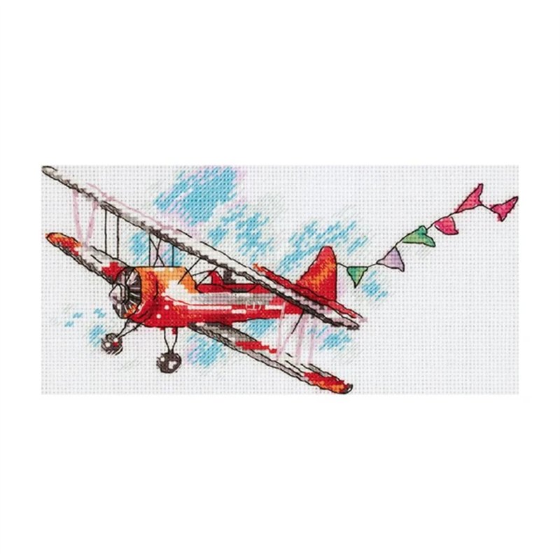 Kit de broderie Biplan