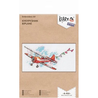Embroidery kit  Biplane