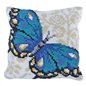 Stitch cushion kit Blue Butterfly