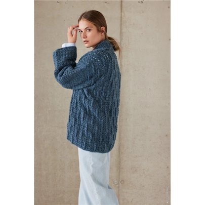 Cardigan au crochet FJ70M32