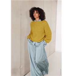 Top down raglan sweater FJ70M38