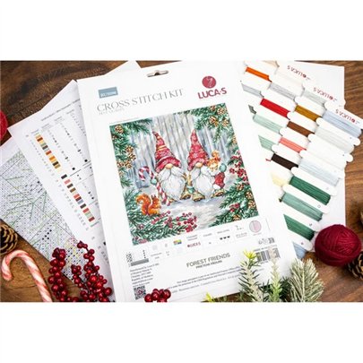 Kit de broderie Les amis de la forêt