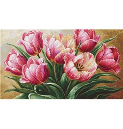 Luca-S Embroidery kit Graceful Tulips
