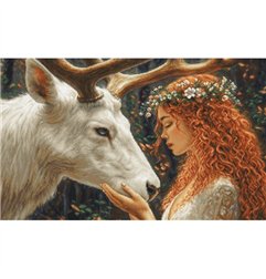 Luca-S Kit de broderie Le doux esprit de la forêt