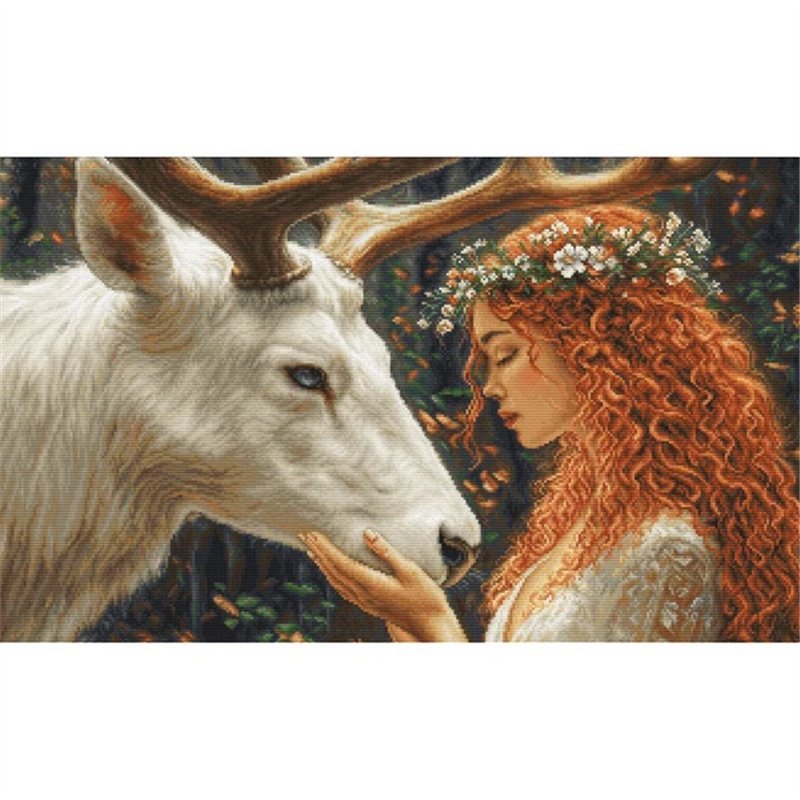 Kit de broderie Le doux esprit de la forêt