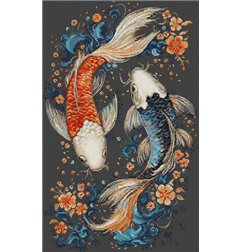 Luca-S Embroidery kit Rwo Magic fish
