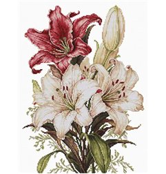 Luca-S Kit de broderie Le parfum des lys