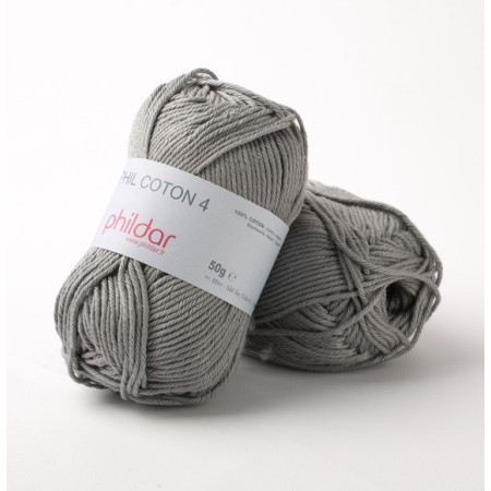 Fil crochet Phildar  Phil Coton 4 elephant