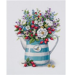 Embroidery kit Midst of july