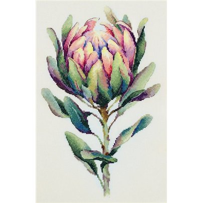 Embroidery kit Protea