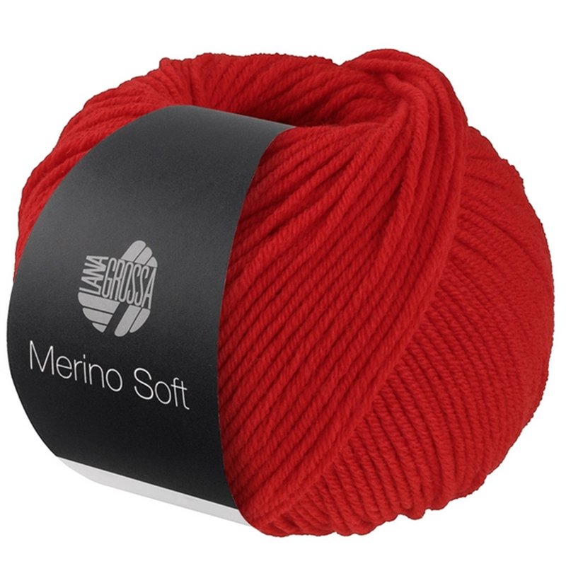 Merino Soft 011 Rouge vif Merino Soft 011 Rouge vif