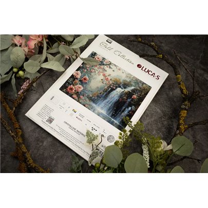Kit de broderie Cascade cristalline