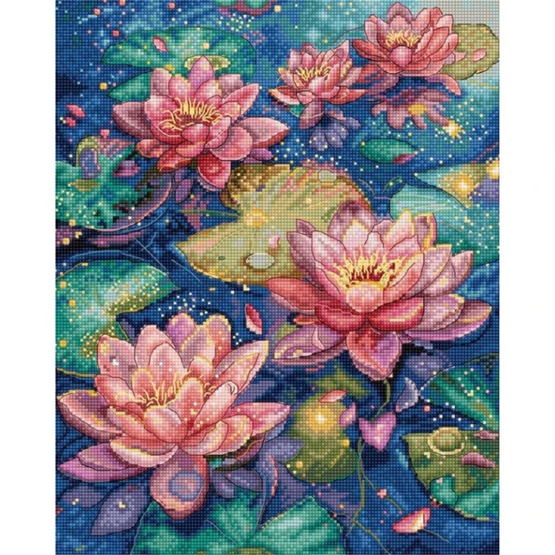 Embroidery kit Water Lily