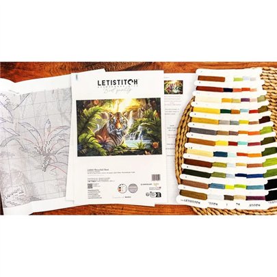 Kit de broderie Repos au bord de la cascade