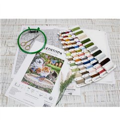 Embroidery kit Splashing Up Some Fun