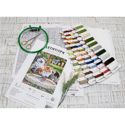 Kit de broderie S'amuser dans l'eau