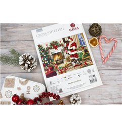 Kit de broderie Intérieur du Père Noël