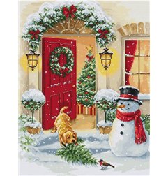 Luca-S Embroidery kit Puppy Joy