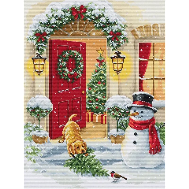 Embroidery kit Puppy Joy