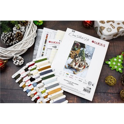 Kit de broderie La magie de l'hiver nordique
