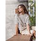Modèles tricot Pullover Popcorn