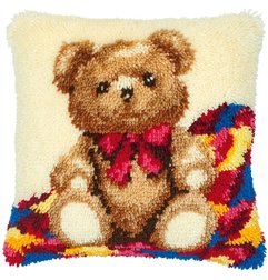 Latch hook cushion kit Bear cub 14124