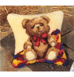 Latch hook cushion kit Bear cub 14124