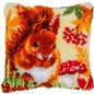Latch hook cushion kit Squirrel in autumn 206643