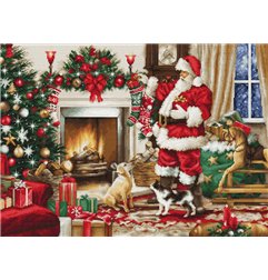 Embroidery kit Santa Interior