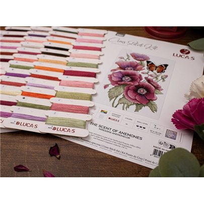 Kit de broderie Le parfum des anémones