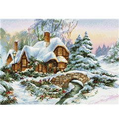 Embroidery kit Winter Landscape
