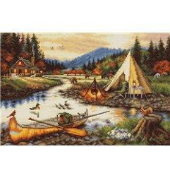 Kit de broderie Ruisseau d’or