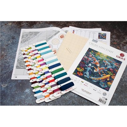 Kit de broderie L'aquarium