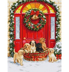 Embroidery kit Santa’s Delivery