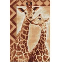 Embroidery kit Giraffes