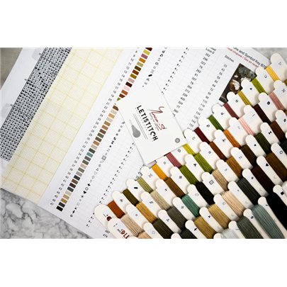 Kit de broderie Les magnolias mystérieux (petit point)