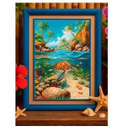 Kit de broderie Sous l'eau