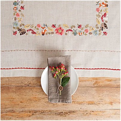 Tablecloth kit Forest animals