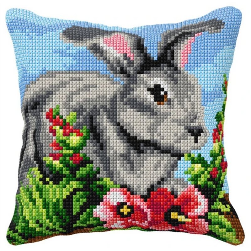Cross stitch cushion kit Bunny 99109