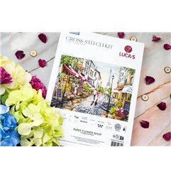 Embroidery kit Paris Flower Shop