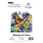 Embroidery kit Butterfly with Pansies Embroidery kit Butterfly with Pansies